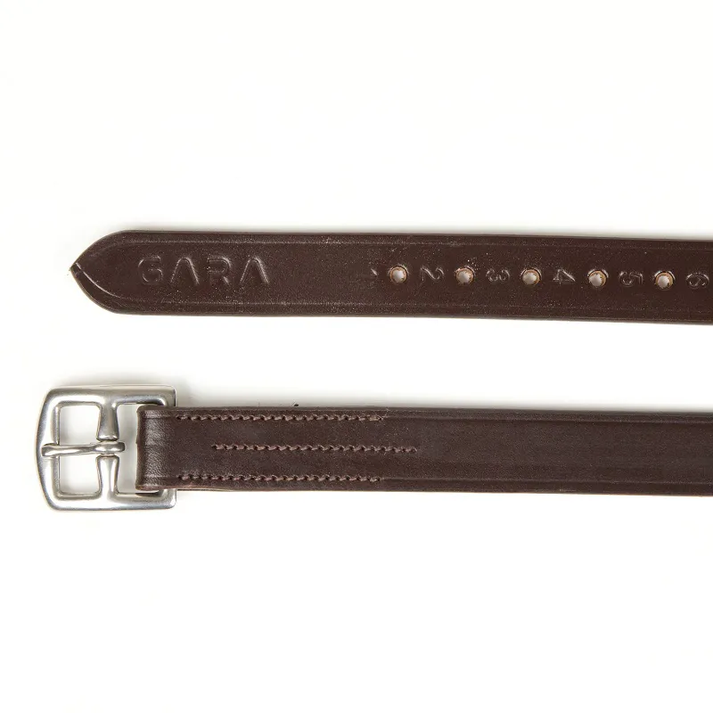 Velociti GARA Stirrup Leathers Adults in Havana